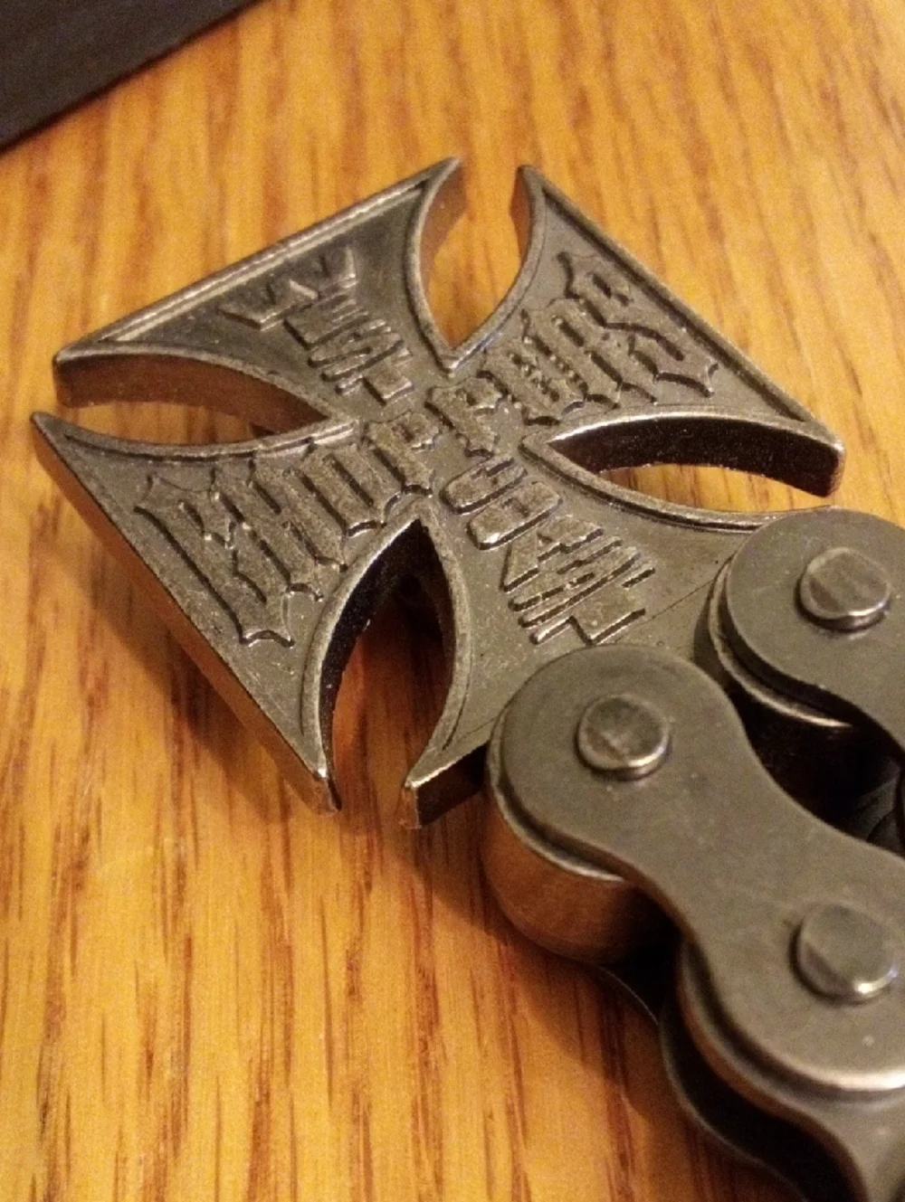 Men's Choppers Industrial Chain in Gunmetal Black
